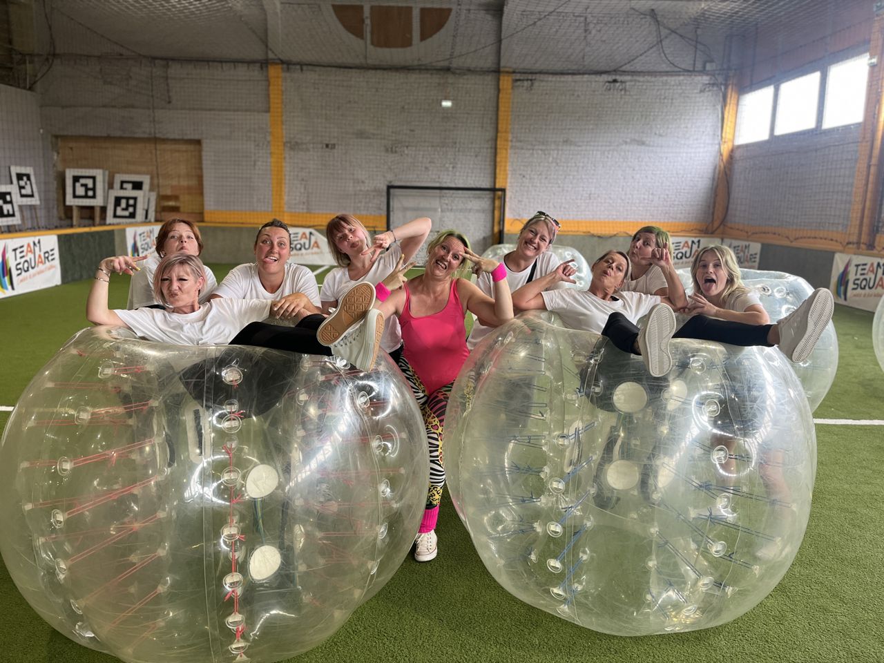 Session de Bubble Foot chez Team Square