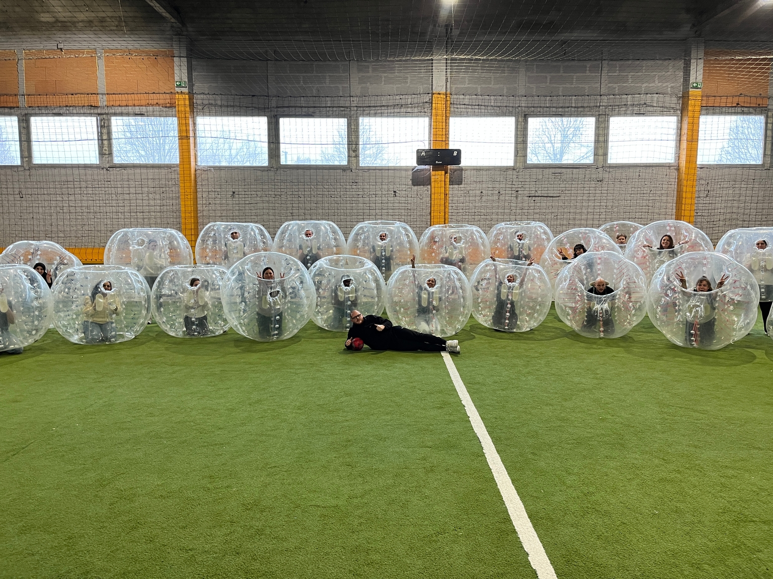 Bubble Foot Lens : animation sportive et fun signée Team Square